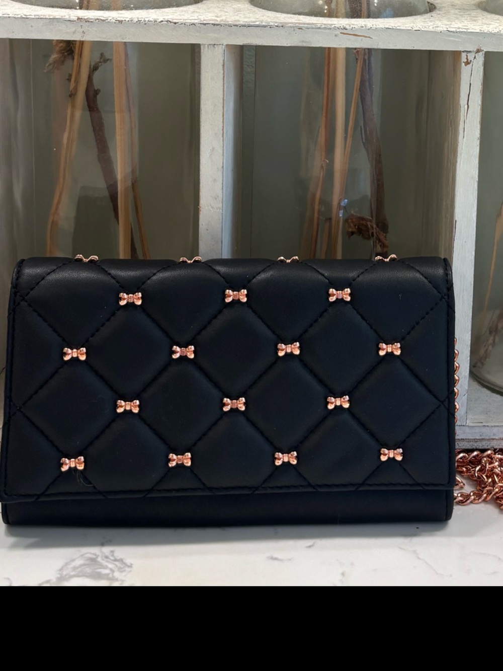 Ted Baker Cambre Quilted Bow Crossbody